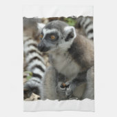 Lemur Monkey Kitchen Towel Theedoek (Verticaal)