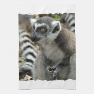 Lemur Monkey Kitchen Towel Theedoek