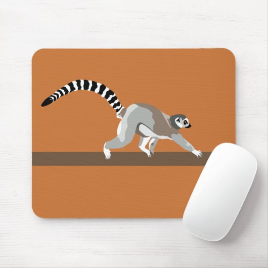 Lemur Mousepad Muismat (Met muis)