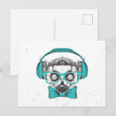 Lemur | Muziekoverloop Briefkaart (Voorkant / Achterkant)