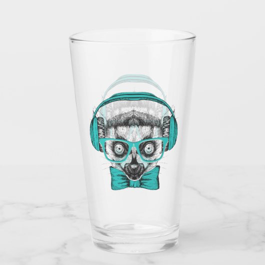Lemur | Muziekoverloop Glas (Voorkant)