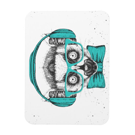 Lemur | Muziekoverloop Magneet (Verticaal)