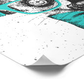 Lemur | Muziekoverloop Poster (Hoek)