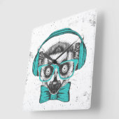 Lemur | Muziekoverloop Vierkante Klok (Hoek)