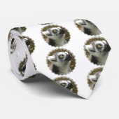 Lemur Photo Mannen Necktie Stropdas (Opgerold)