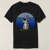 Lemur Retro Blue T-shirt (Design voorkant)