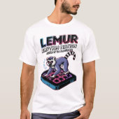 Lemur Rhythm Nation Pixel Dance Party T-shirt (Voorkant)