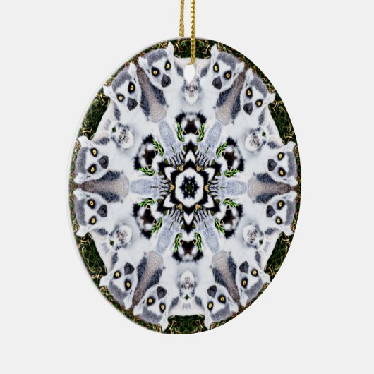 Lemur Snowflake Ornament (Rechts)