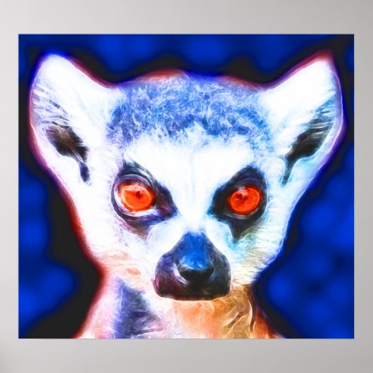 *Lemur* Spirit Art Poster afdrukken (Voorkant)