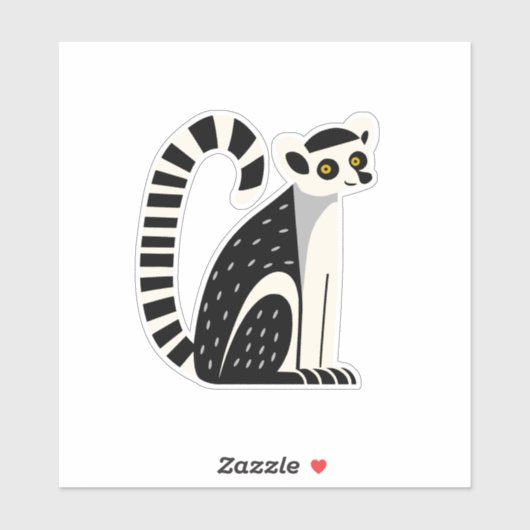Lemur Sticker (Vel)