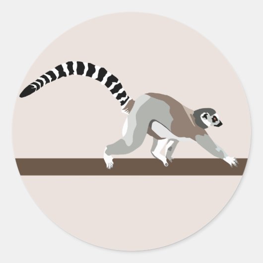 Lemur Sticker (Voorkant)