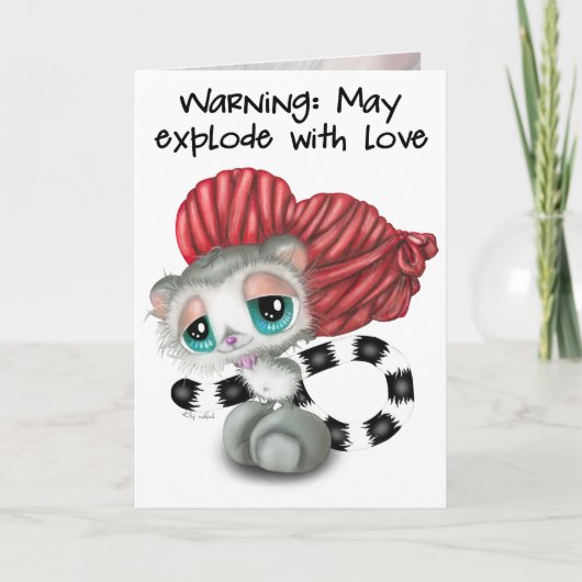 Lemur Surprise Confession — A Sweet Secret Kaart (Voorkant)