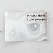 Lemur Surprise Confession — A Sweet Secret Kaart (Binnen)