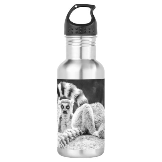 Lemur van Madagascar Waterfles (Voorkant)
