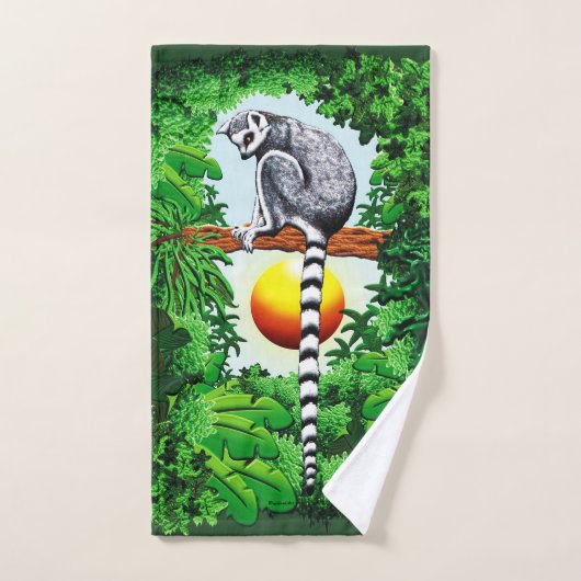 Lemur van Madagaskar Bad Handdoek (Handdoek)