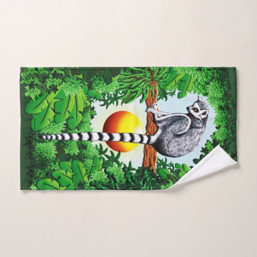 Lemur van Madagaskar Bad Handdoek (Handdoek)