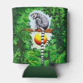 Lemur van Madagaskar Blikjeskoeler (Achterkant)