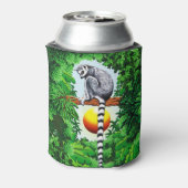 Lemur van Madagaskar Blikjeskoeler (Blikje Achterkant)