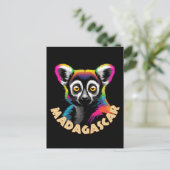 Lemur van Madagaskar Briefkaart (Staand voorkant)