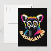 Lemur van Madagaskar Briefkaart (Voorkant / Achterkant)