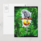 Lemur van Madagaskar Briefkaart (Voorkant / Achterkant)