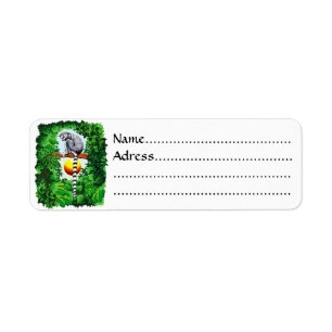 Lemur van Madagaskar Etiket