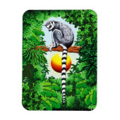 Lemur van Madagaskar Magneet (Verticaal)