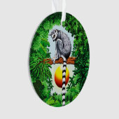 Lemur van Madagaskar Ornament (voorkant)