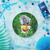 Lemur van Madagaskar Papieren Bordje (Feest)