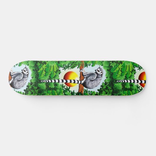 Lemur van Madagaskar Persoonlijk Skateboard (Horizontaal)