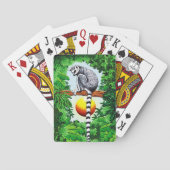 Lemur van Madagaskar Pokerkaarten (Achterkant)