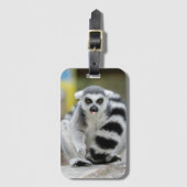 Lemur vol persoonlijkheid bagagelabel (Voorkant (verticaal))