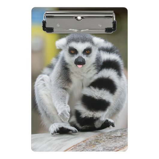 Lemur vol persoonlijkheid mini klembord (Voorkant)