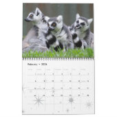 Lemur Wild Primate Welkom Home Destiny's Kalender (Feb 2026)
