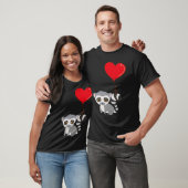 Lemur With Heart Balloon Valentines Day Love Boys T-shirt (Unisex)