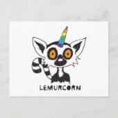 LemurCorn Briefkaart (Voorkant)