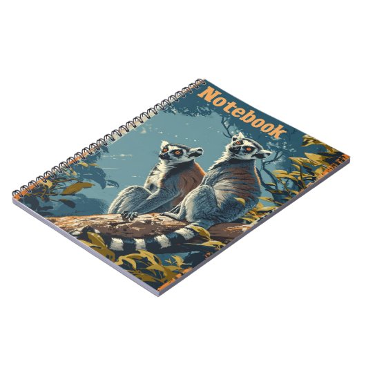  lemuren notitieboek (Linkerzijde)