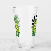 Lemuren van Madagaskar in Exotische Jungle Glas (Links)