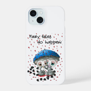 Lemuren Verliefd - Hart Paraplu Romantiek iPhone 15 Case
