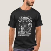 Lemurische Sterrenzaad Aarde Mission Ground Crew T T-shirt (Voorkant)