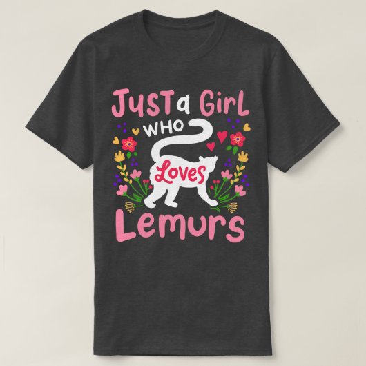 Lemurs Lemur Lover 2 T-shirt (Design voorkant)