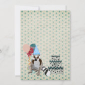 Lemurs  uitnodiging van Birthday (Achterkant)