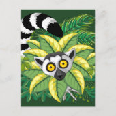 Lemurs van Madagaskar in het exotische Oerwoud Briefkaart (Voorkant)