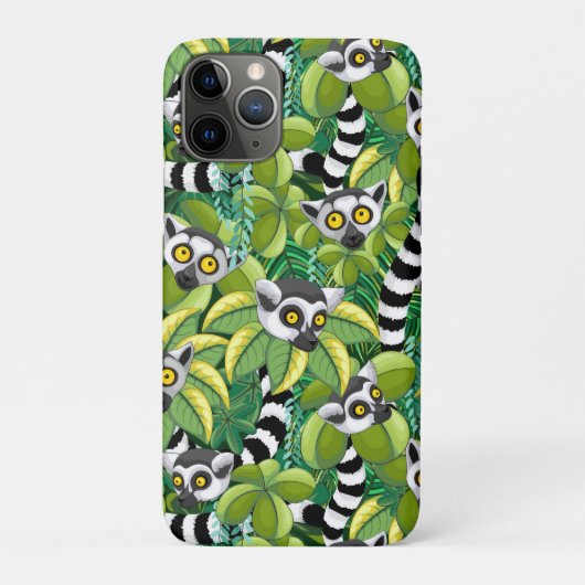 Lemurs van Madagaskar in het exotische Oerwoud Case-Mate iPhone Case (Achterkant)