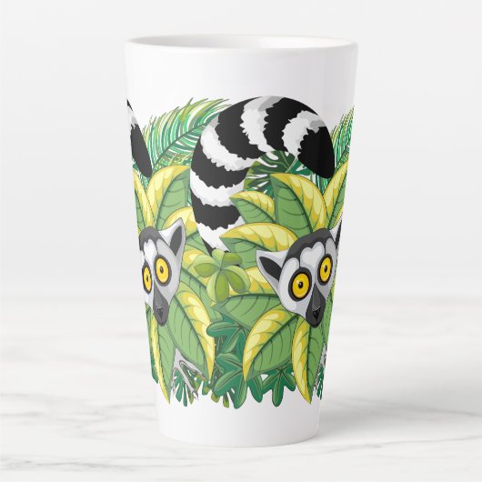 Lemurs van Madagaskar in het exotische Oerwoud Latte Mok (Voorkant)