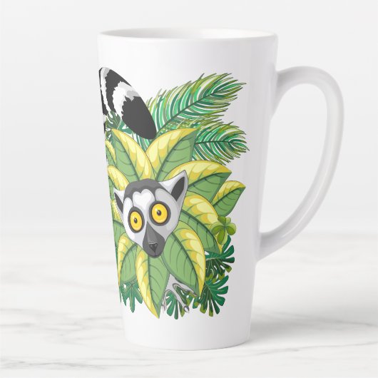 Lemurs van Madagaskar in het exotische Oerwoud Latte Mok (Rechts)