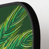 Lemurs van Madagaskar in het exotische Oerwoud Pickleball Paddle (Links Detail)