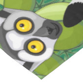 Lemurs van Madagaskar in het exotische Oerwoud Tafelkleed (Gekanteld)
