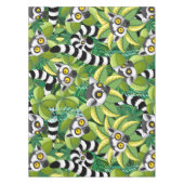 Lemurs van Madagaskar in het exotische Oerwoud Tafelkleed (Voorkant)