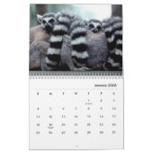 Lemurs Wall Agenda Kalender (Jan 2026)